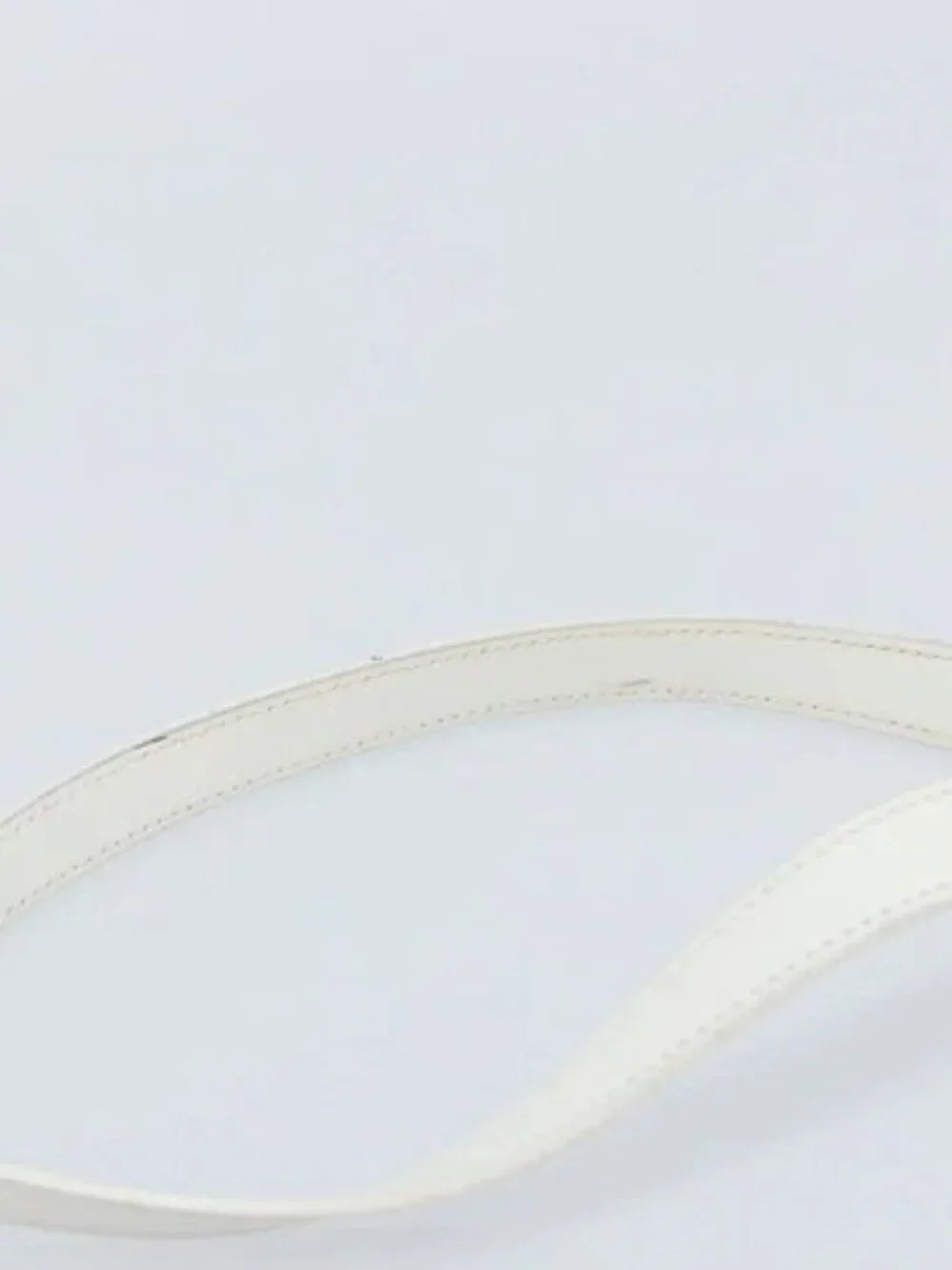 GUCCI Micro GG Supreme Shoulder Bag PVC White Gold 007 115 0114 Auth AMZ052